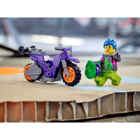 Конструктор LEGO City Каскадерський мотоцикл для ставання дибки (60296) Прев'ю 7