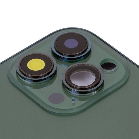 Корпус для iPhone 13 Pro Max, зелений, з тримачем SIM-карти, з боковими кнопками, alpine green Прев'ю 1