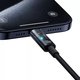 USB кабель Baseus Explorer, 2xUSB тип-C, 100 см, 100 Вт, черный, с функцией автовыключения, в нейлоновой оплетке, #P10319703111-00 Превью 2