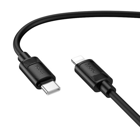 USB кабель Hoco X122, USB тип-C, Lightning, 100 см, 27 Вт, черный, #6942007662161 Превью 1