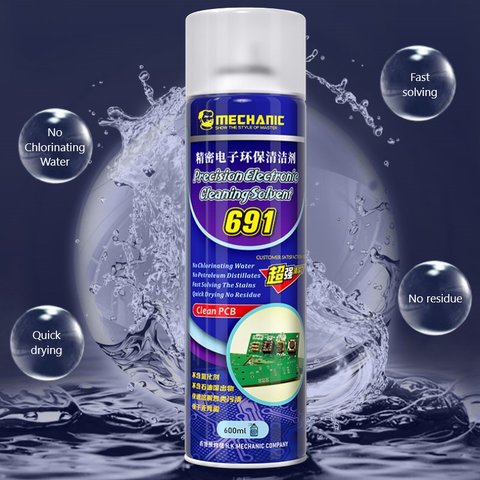 Очиститель Mechanic 691, для чистки плат, 600 мл Превью 1