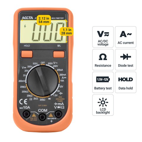 Digital Multimeter Accta AT-201 Preview 6