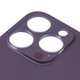 Housing Back Cover compatible with iPhone 14 Pro Max, (purple, no need to remove the camera glass, Original (PRC), big hole) Preview 1