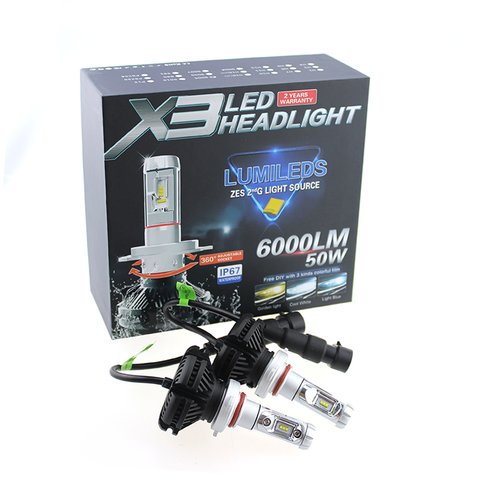 Juego de luces LED principales para coche UP-X3HL-9005W(HB3) (6000 lm) Vista previa  2