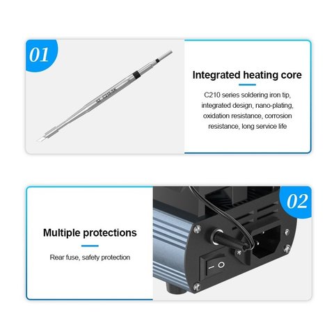 Estación de soldadura Sunshine S2, digital, 40 W Vista previa  11