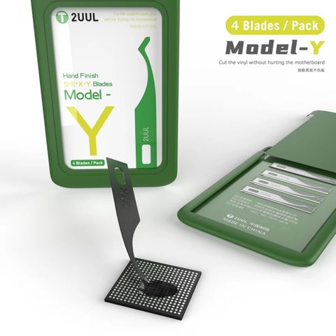Cuchilla de bisturí 2UUL DA17 Model Y, para microcircuitos, 4 uds. Vista previa  1