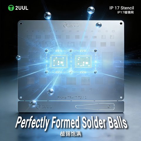 Plantilla BGA 2UUL BG03 puede usarse con Apple iPhone 17, iPhone 17 Pro, iPhone 17 Pro Max, iPhone Air Vista previa  2