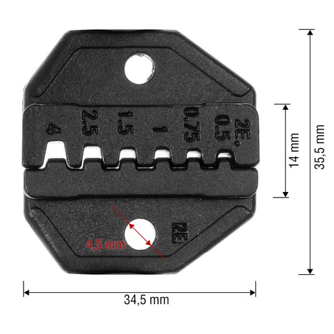 Матриця для кримпера Pro'sKit CP-236DE Прев'ю 1