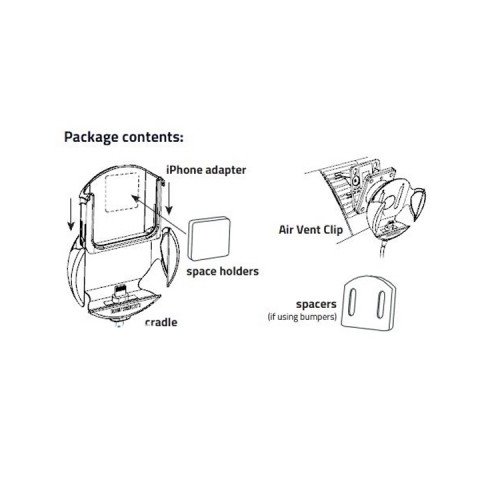 Тримач iPhone 5 для адаптерів Dension Gateway 500S / Pro BT (IP5LCRP) Прев'ю 1