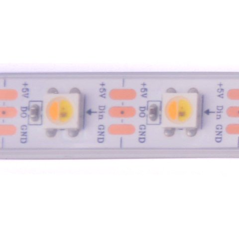 Светодиодная лента SMD5050 SK6812 (1800-7000 K, белая, c  управлением, IP67, 5 В, 60 диодов/м, 5 м) Превью 1