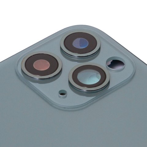 Корпус для iPhone 11 Pro, зелений, з тримачем SIM-карти, з боковими кнопками, matte midnight green Прев'ю 1