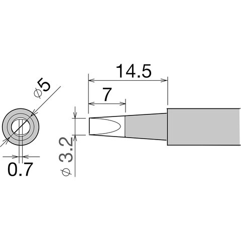 Паяльне жало Goot PX-28RT-3.2D Прев'ю 3