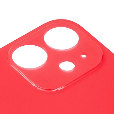Задня панель корпуса для iPhone 12 mini, червона, не потрібно знімати скло камери, Original (PRC), big hole Прев'ю 1