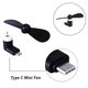 Вентилятор Mini, білий, мобільний, USB тип-C Прев'ю 4