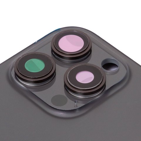 Корпус для iPhone 16 Pro, черный, с держателем SIM-карты, с боковыми кнопками, Original (PRC), EU Version, black titanium Превью 1