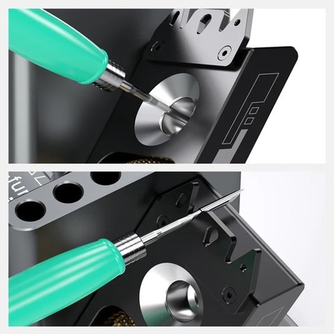 Підставка під паяльник Mechanic RS5, із стружкою для очищення жала, з органайзером Прев'ю 4