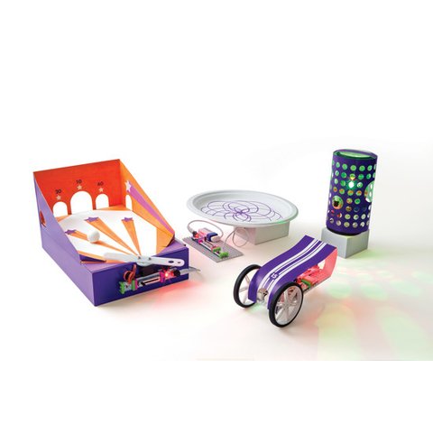 Juego electrónico de construcción LittleBits "Conjunto de dispositivos y gadgets" Vista previa  7